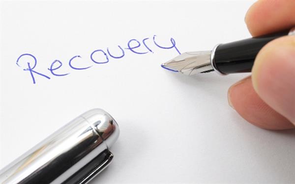 A hand writing recovery