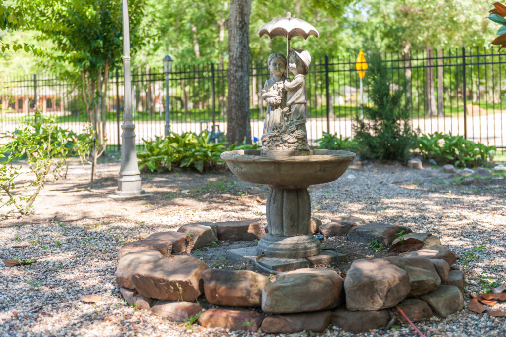 men's facility garden fountain